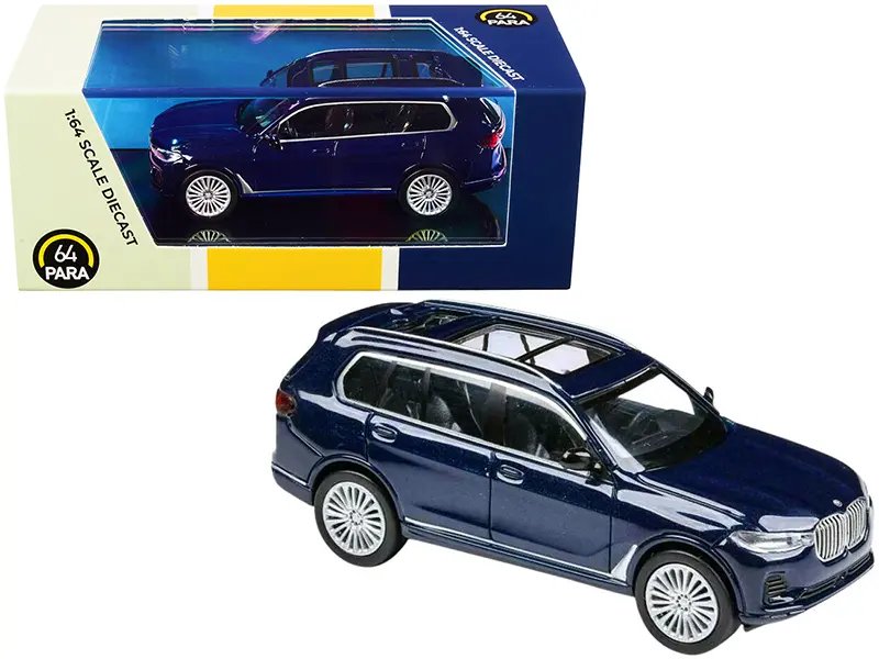 Diecast Model Cars wholesale toys dropshipper drop shipping BMW X7 Tanzanite Blue Metallic 1/64 Paragon PA-55193 drop shipping wholesale drop ship drop shipper dropship dropshipping toys dropshipper diecast drop shipper dropshippers.
BMW X7 Tanzanite Blue Metallic 1/64 Diecast Model Car by Paragon - Premium Collectible