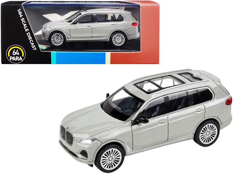 Diecast Model Cars wholesale toys dropshipper drop shipping BMW X7 Sunroof Nardo Gray 1/64 Paragon PA-55195 drop shipping wholesale drop ship drop shipper dropship dropshipping toys dropshipper diecast drop shipper dropshippers. BMW X7 with Sunroof Nardo Gray 1/64 Diecast Model Car by Paragon