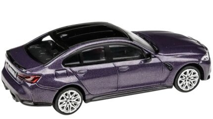 2020 BMW M3 G80 Twilight Purple Metallic 1/64 Diecast Model Car by Paragon
