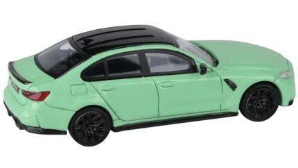Exclusive BMW M3 G80 Mint Green 1/64 Diecast Model by Paragon Models
