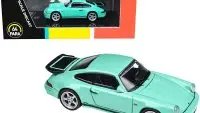 1987 RUF CTR Yellowbird Mint Green 1/64 Diecast Model Car by Paragon