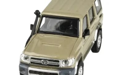2014 Toyota Land Cruiser 76 Sandy Taupe 1/64 Diecast Model by Paragon Models