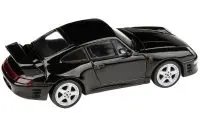1995 RUF CTR2 Black 1/64 Diecast Model Car