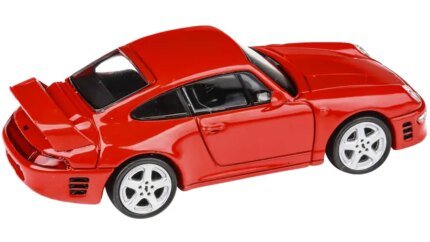 1995 RUF CTR2 Guards Red 1/64 Diecast Model Car