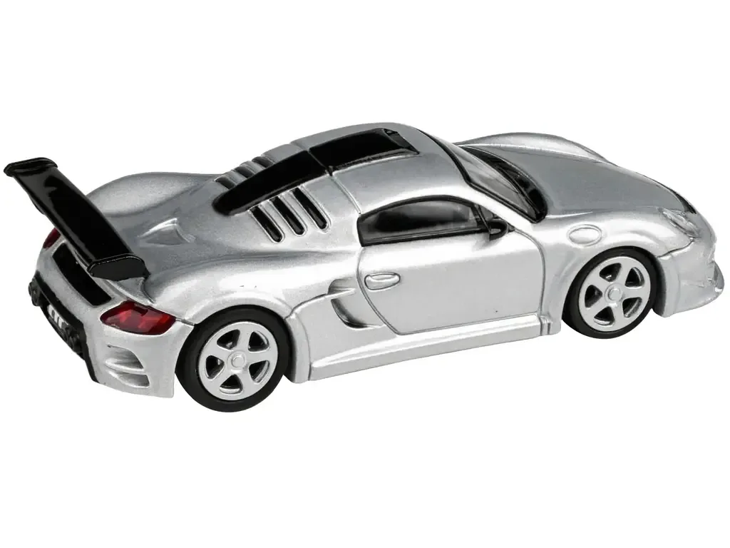 2012 RUF CTR3 Clubsport Silver Metallic 1/64 Diecast Model Car by Paragon Models – Limited Edition Collectible