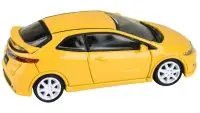2007 Honda Civic Type R FN2 Sunlight Yellow 1/64 Diecast Model by Paragon Models