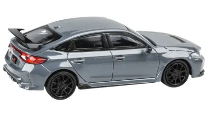2023 Honda Civic Type R FL5 Sonic Gray Pearl 1/64 Diecast Model Car by Paragon Models - Limited Edition Collectible