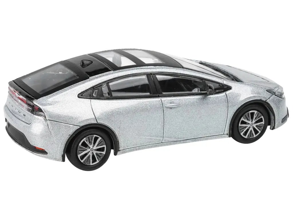 Diecast Model Cars wholesale toys dropshipper drop shipping 2023 Toyota Prius Cutting Edge Silver Metallic with Black Top and Sun Roof 1/64 Paragon Models PA-55601 drop shipping wholesale drop ship drop shipper dropship dropshipping toys dropshipper 2023 Toyota Prius Cutting Edge Silver Metallic 1/64 Diecast Model Car with Sun Roof by Paragon Models