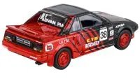 1985 Toyota MR2 MK1 RHD Red/Black Autocross Livery 1/64 Diecast Model by Paragon Models
