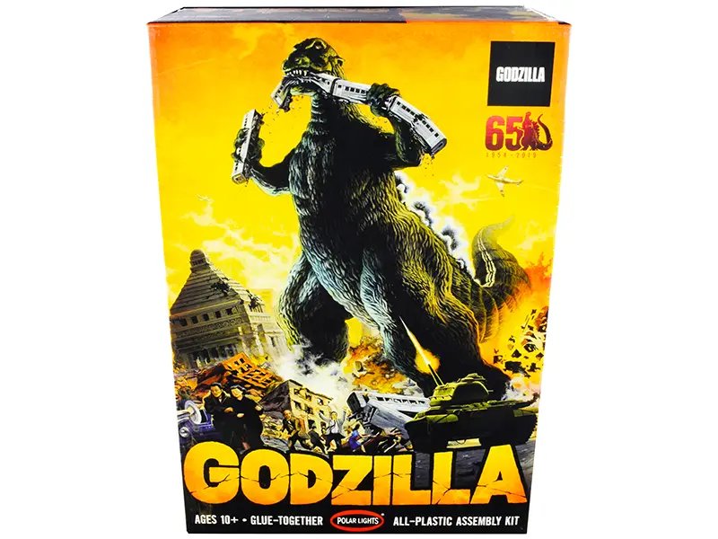 Godzilla 65th Anniversary Model Kit (1954-2019) 1/144 Scale with Diorama Base by Polar Lights