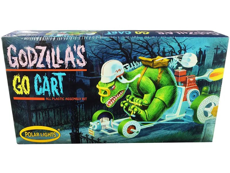 Skill 2 Godzilla’s Go Cart Model Kit by Polar Lights – Ultimate DIY Collectible