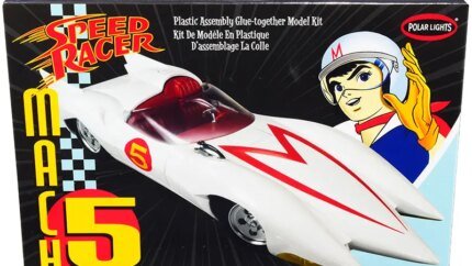 Skill 2 Model Kit Speed Racer Mach 5 1/25 Scale Model by Polar Lights