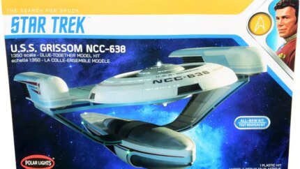 U.S.S. Grissom NCC-638 Star Trek III 1/350 Scale Model Kit by Polar Lights