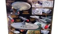 Skill 2 U.S.S. Enterprise NCC-1701 Pilot Edition 1/350 Scale Model Kit by Polar Lights - Star Trek 3-in-1