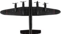 Avro Lancaster NX611 Bomber Aircraft "Just Jane - Royal Air Force" 1/150 Diecast Model Airplane by Postage Stamp