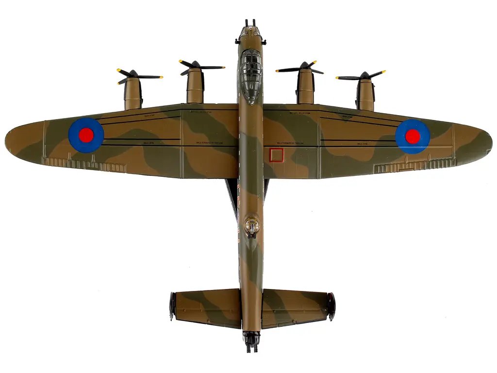 Avro Lancaster NX611 Bomber Aircraft "Just Jane - Royal Air Force" 1/150 Diecast Model Airplane by Postage Stamp 2 Avro Lancaster NX611 Bomber Aircraft "Just Jane - Royal Air Force" 1/150 Diecast Model Airplane by Postage Stamp - Image 2