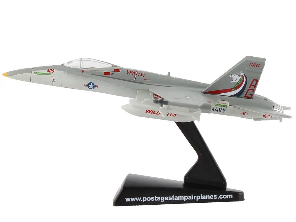 Buy McDonnell Douglas F/A-18C Hornet VFA-131 Wildcats 1/150 Diecast Model – US Navy Collectible