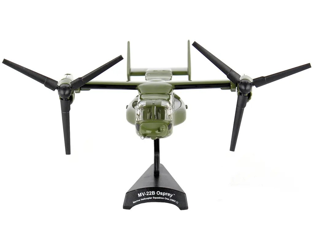 Bell Boeing MV-22B Osprey HMX-1 USMC 1/150 Diecast Model – Postage Stamp Collectible