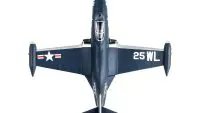 Grumman F9F Panther VMF-311 USMC 1/100 Diecast Model Airplane by Postage Stamp