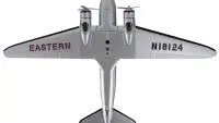 Douglas DC-3 Eastern Airlines 1/144 Diecast Model Airplane by Postage Stamp - Collectible Aviation Gem