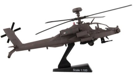 Buy Boeing AH-64D Apache Longbow Helicopter 1/100 Diecast Model - US Army Collectible
