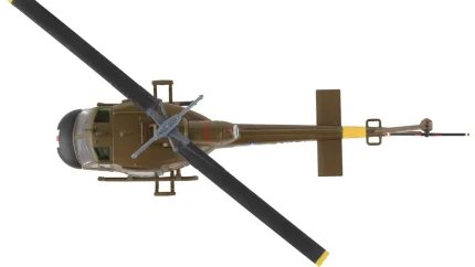 Bell UH-1 Iroquois ‘Huey’ MEDEVAC Helicopter 1/87 Diecast Model – Perfect Postage Stamp Collectible