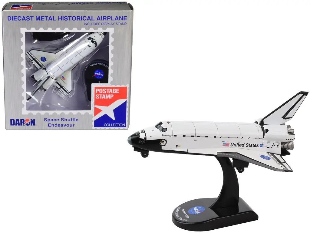 NASA Space Shuttle Endeavour 1/300 Diecast Model – Collectible by Postage Stamp