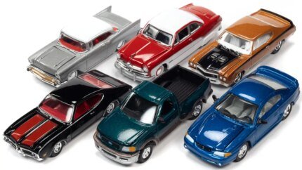 Racing Champions Mint 2022 Set: 6 Diecast 1/64 Model Cars Release 2