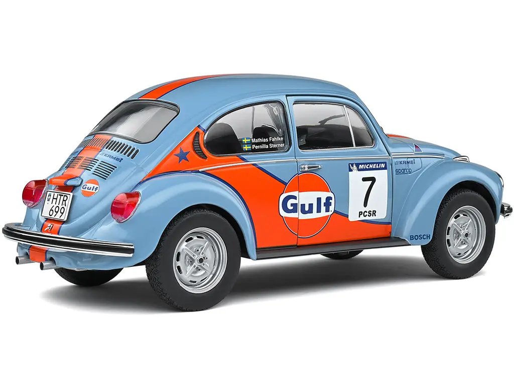Volkswagen Beetle 1303 #7 Gulf Oil Rally 2019 Diecast Model 1/18 by Solido