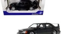 Mercedes Benz 190E Evolution II Black 1/18 Diecast Model by Solido - Collector's Dream