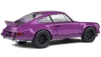 1973 Porsche 911 RSR Purple Diecast Model 1/18 by Solido - Collectible Car