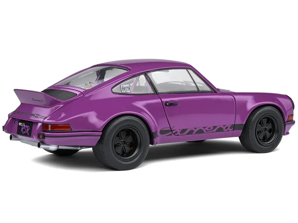 1973 Porsche 911 RSR Purple Diecast Model 1/18 by Solido – Collectible Car
