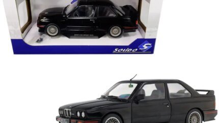 1990 BMW E30 Sport Evo Black 1/18 Diecast Model Car by Solido