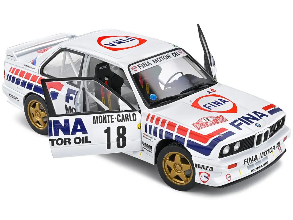 BMW E30 M3 Gr.A #18 Rally Monte-Carlo 1989 1/18 Diecast Model by Solido 2 BMW E30 M3 Gr.A #18 Rally Monte-Carlo 1989 1/18 Diecast Model by Solido - Image 2
