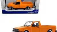 1982 Volkswagen Caddy MKI Pickup Truck Custom Orange 1/18 Diecast Model by Solido