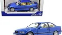 1994 BMW E36 M3 Estoril Blue 1/18 Diecast Model by Solido - Collector's Edition