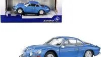1969 Alpine A110 1600S Blue Alpine Metallic 1/18 Diecast Model Car by Solido