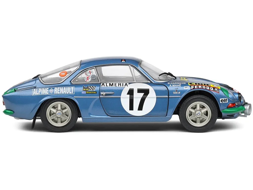Alpine A110 1600S #17 Rallye Monte-Carlo 1972 Diecast Model 1/18 by Solido