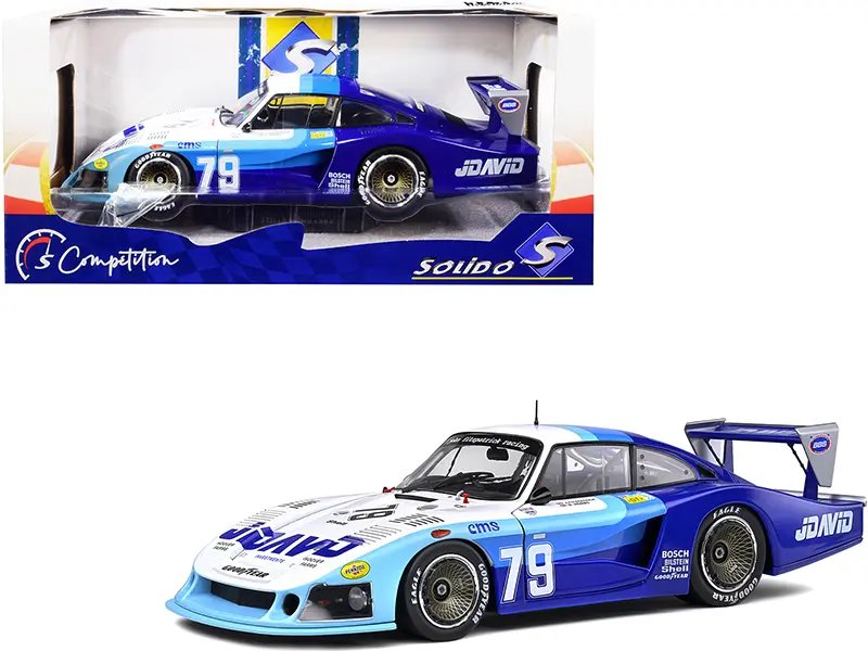 Porsche 935 Moby Dick RHD (Right Hand Drive) #79 John Fitzpatrick – David Hobbs 24H of Le Mans (1982) “Competition” Series 1/18 Diecast Model Car by Solido