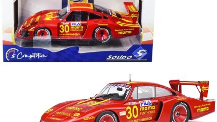 Exclusive Porsche 935 Mobydick RHD #30 Gianpiero Moretti MOMO 1/18 Diecast by Solido