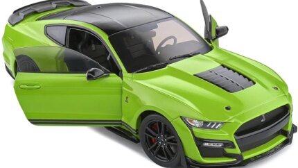 2020 Ford Mustang Shelby GT500 Grabber Lime Green 1/18 Diecast Model by Solido