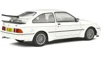 1987 Ford Sierra RS500 RHD White with Black Stripes 1/18 Diecast Model Car by Solido