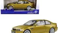 2000 BMW E46 M3 Coupe Phoenix Yellow Metallic 1/18 Diecast Model by Solido