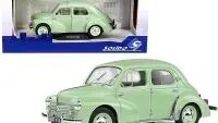 1955 Renault 4CV Vert d’Eau Green 1/18 Diecast Model Car by Solido – Collectible Classic