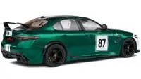 2021 Alfa Romeo Giulia GTA M #87 Green Metallic Diecast Model - Nurburgring Tribute by Solido