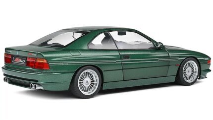1990 BMW E32 Alpina B12 5.0L Diecast Model Car 1/18 by Solido - Alpina Green Metallic
