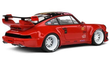 2021 RWB Bodykit #40 Red Sakura 1/18 Diecast Model Car by Solido – Limited Edition Collectible
