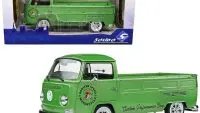 1968 Volkswagen T2 Pickup Truck Green Metallic Diecast Model 1/18 by Solido