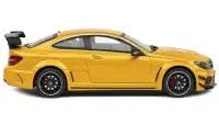 2012 Mercedes-Benz C63 AMG Black Series Solarbeam Yellow 1/43 Diecast by Solido