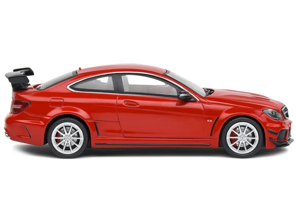 2012 Mercedes-Benz C63 AMG Black Series Fire Opal Red 1/43 Diecast Model by Solido
